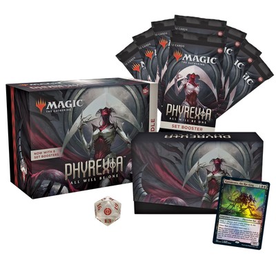Magic: The Gathering Phyrexia: All Will Be One Bundle | 8 Set Boosters + Accesso