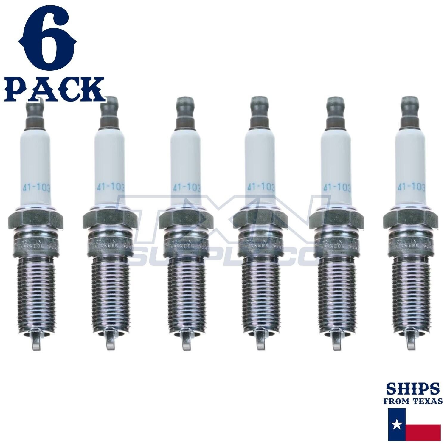 6 Pack GM ACDelco 41-103 Iridium Spark Plugs 12681663