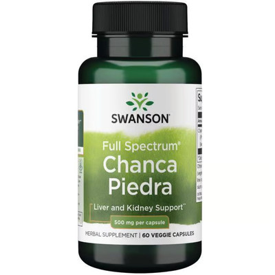 Chanca Piedra 500mg 60 Capsules Kidney and Liver Support Swanson