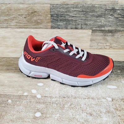 Inov-8 TrailFly Ultra G 280 Womens Shoes Sz 8.5 Running Red Burgundy Sneaker