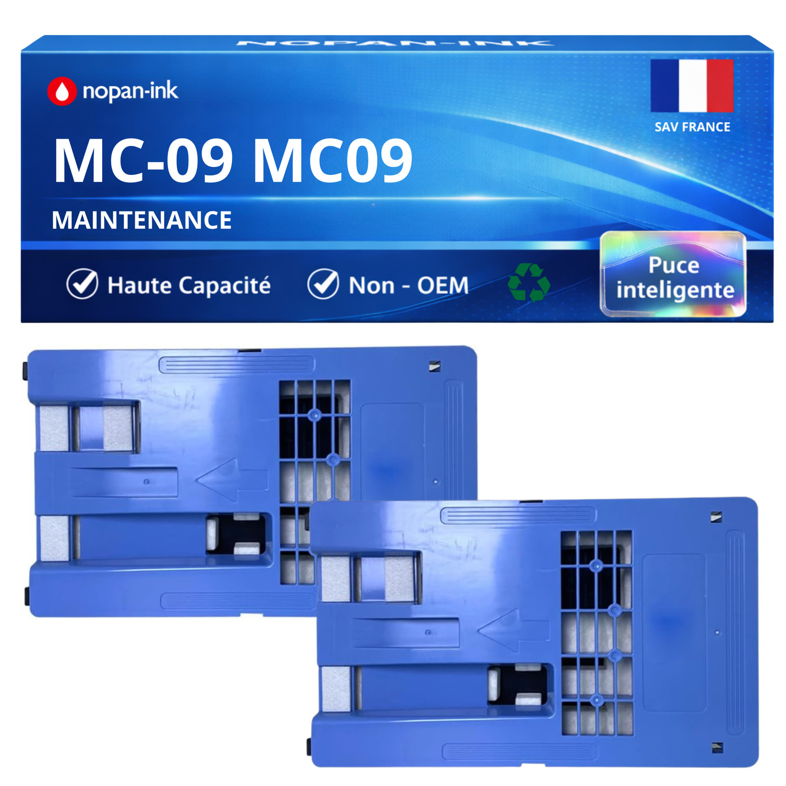 Cartouche maintenance MC09 absorbant haute capacité pour Canon pack de 2