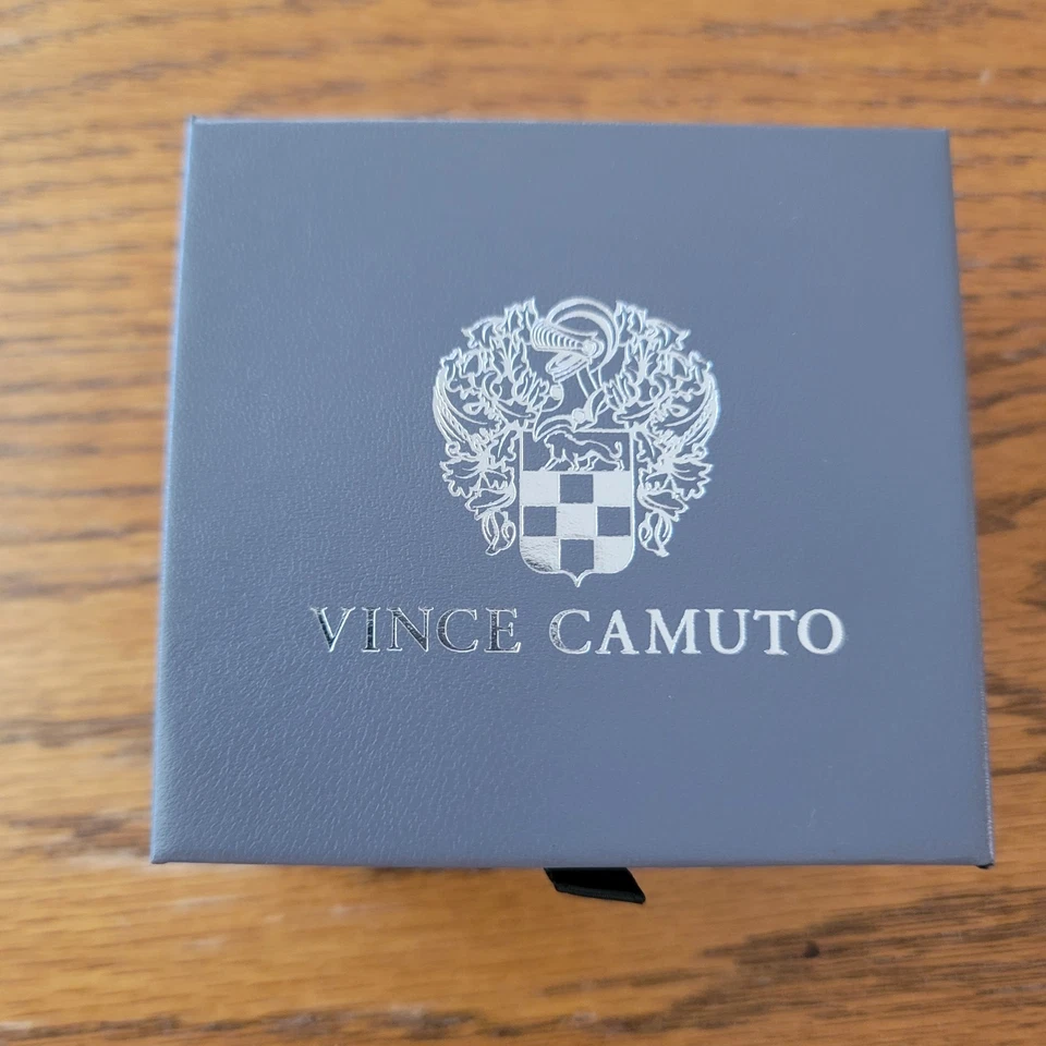 NIB Vince Camuto Freya Crystal Silver Tone Earrings Posts PIERCED Holidays New - Image 4 of 4