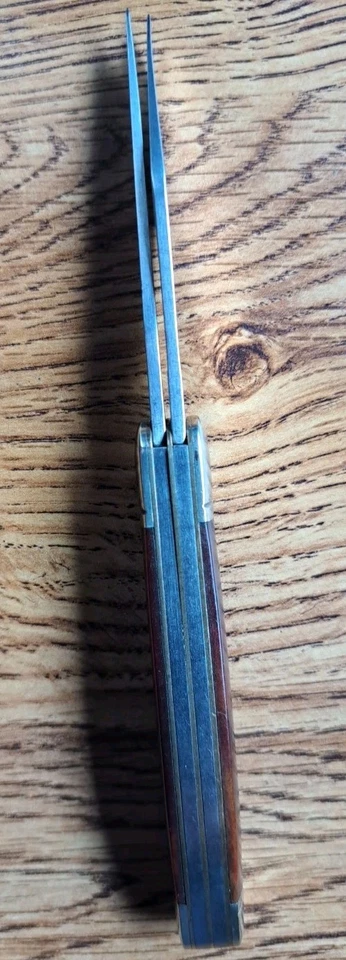 Navaja de bolsillo plegable de acero inoxidable Rough Rider Long Rifle Series 440  Foto 4 de 4