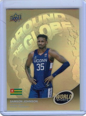 2025 Upper Deck World of Sports - Around the Globe Samson Johnson #ATG-SJ (RC)