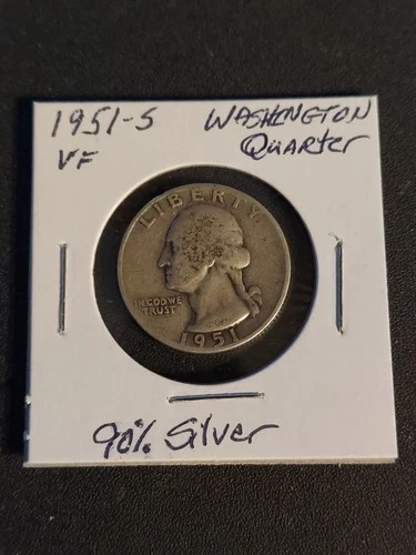 1951-S Washington Quarter — photo from another recent sale