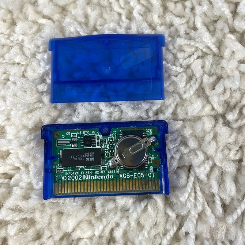 Pokemon: Sapphire (Nintendo Game Boy Advance, 2003) GBA Authentic New Battery