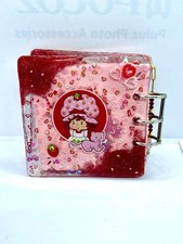 Custom Acrylic Binder Notebook Commission UV Gel Strawberry Shortcake Art