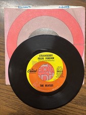 THE BEATLES - Penny Lane  Strawberry Fields - 45 CAPITOL 5810 Nice