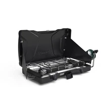 Coleman Triton 2 Burner Portable Propane Camping Stove Matte Black 22000 Btu