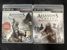 Lot Of 2 Games Assassin's Creed III Assassin's Creed Brotherhood For