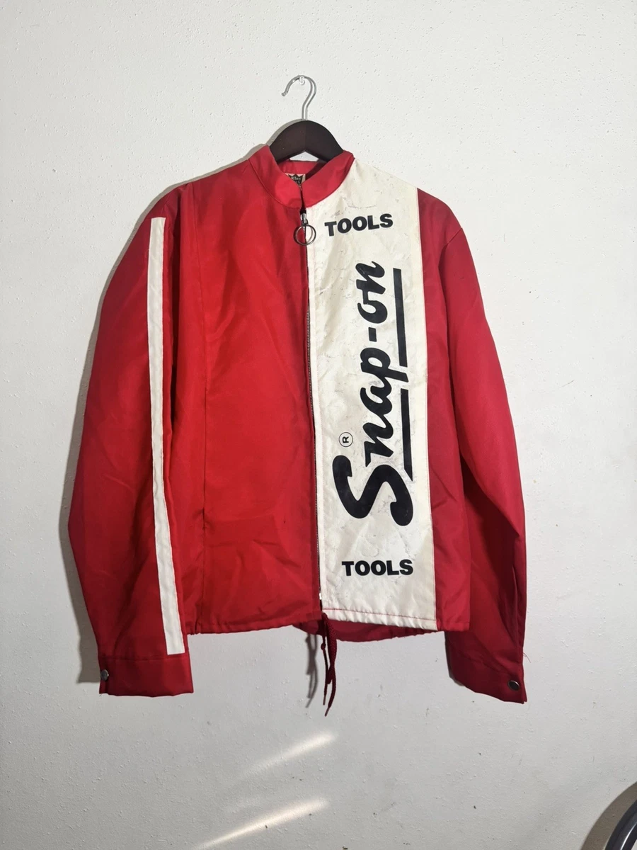 Rockabilly Nylon Red Vintage Outerwear Coats & Jackets for Men for