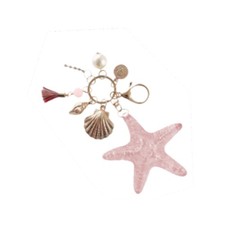 Starfish Keychain Sparkling for Women Keyring for Bag Backpack Birthday Gift