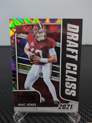 Mac Jones 2021 Panini Contenders Draft Picks Red Explosion Draft Class Rc Rookie