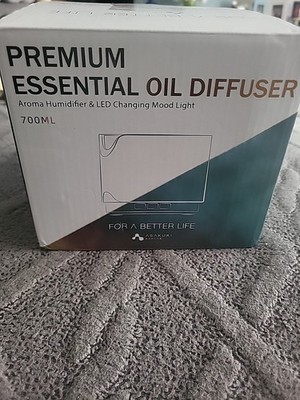ASAKUKI 500ml Premium, Essential Oil Diffuser, 5 in 1 Ultrasonic Aromatherapy