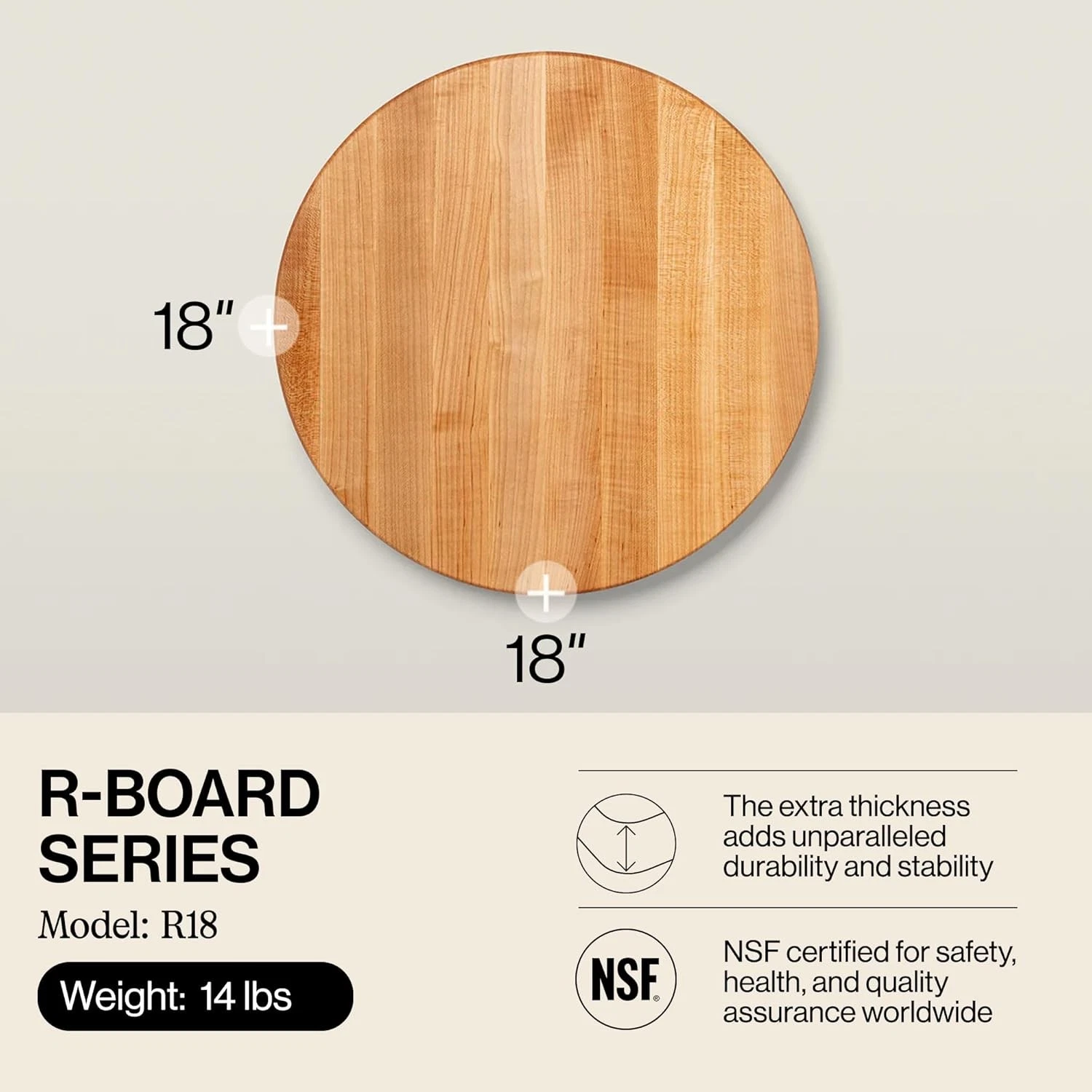 John Boos RA-Board Series Maple Cutting Board - Thumbnail 5