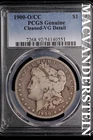 1900-O/CC Morgan Dollar-PCGS Genuine Cleaned VG Detail No Reserve #SLL498
