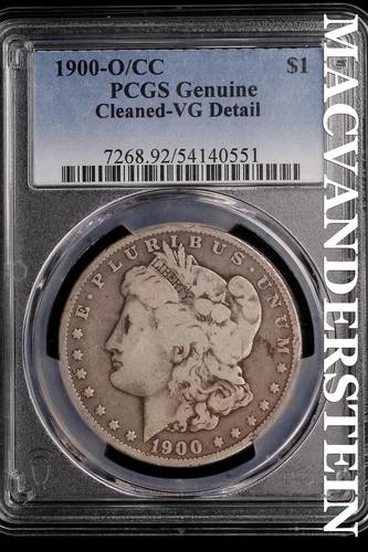 1900-O/CC Morgan Dollar-PCGS Genuine Cleaned VG Detail No Reserve #SLL498