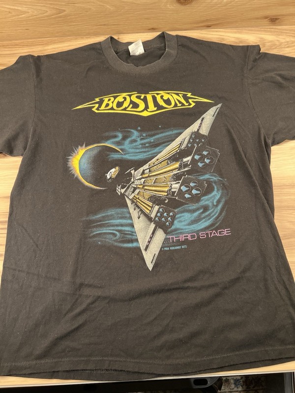 Vintage 1986 Boston Third Stage T-Shirt Size XL