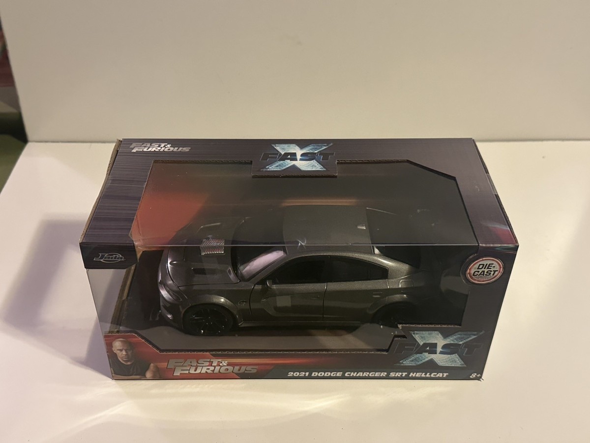 Fast & Furious Fast X - Dodge Charger SRT Hellcat 2021 In Scala 1:24 - Modellino Pressofuso