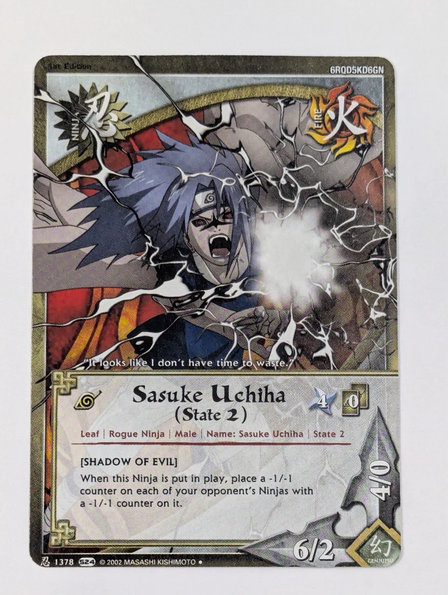 Preços baixos em Naruto SASUKE em Cartões Individuais de jogo de