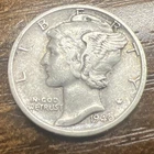 1940-S 10C Mercury Dime Actual Coin