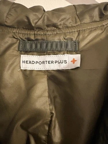HEAD PORTER PLUS Beams + Green Military Bomber Jacket Coat XL Wtaps KAPITAL NBHD image 2