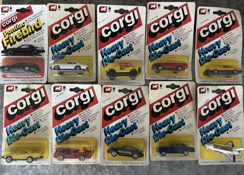 VERY RARE Vintage CORGI Die-Cast Cars|New Unopened/white card |1970s–80s|U pick!