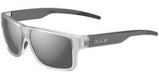 Bolle Temper Volt Polarized Men's Light Grey Frost Square Sunglasses - BS042002