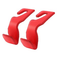 Car Hooks for Purses and Bags Car Back Seat Headrest Hanger Vehicle Red Super...