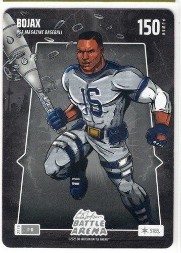 Bo Jackson 2026 Battle Arena P-8 BOJAX Steel PSA Magazine Promo Power 150
