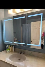 Blossom Vega MCL4832  48 x 32 x 5.5, 3-door medicine cabinet with LED light