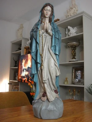 "HANDGEFERTIGT" Statue Heilige Maria Mutter Gottes 79 cm Heiligenfigur Madonna Skulptur Figur