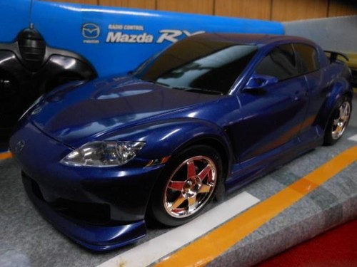 Nikko 1:16 Scale RC Electric Radio Controlled Toy Vehicle Mazda RX-8 Blue Unused - Picture 2 of 7