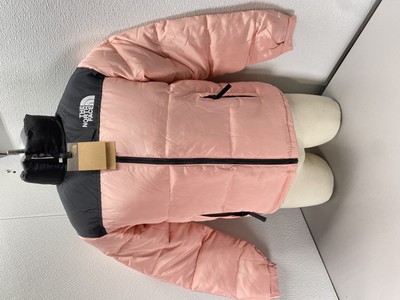 The North Face Mens 1996 Retro Nuptse Puffy Jacket Size M Peach, Black