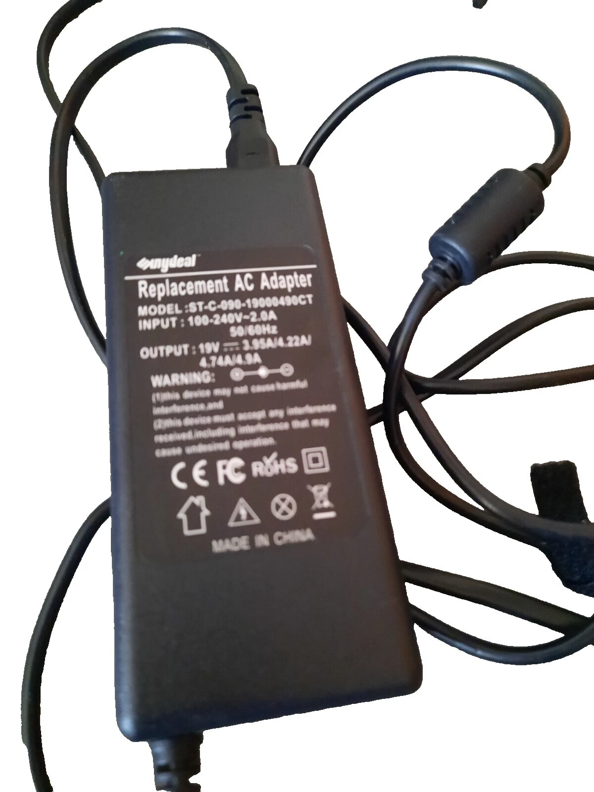 Cargadores y adaptadores Sunydeal portátil 19 V