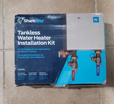 For Parts SharkBite 25374 Tankless Water Heater Valves Installation Kit 
