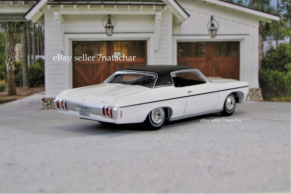 1970 70 Chevy Impala Custom Coupe Real Rider Wheels 1/64 S Scale Limited Edit - Image 2 of 4