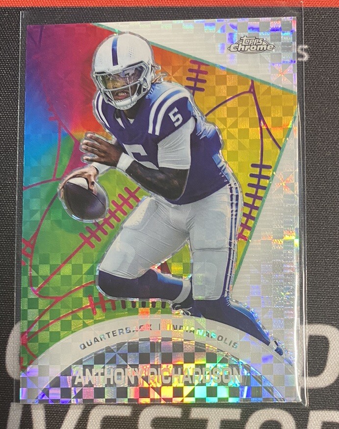 Anthony Richardson Topps Composite Chrome All-Etch #CAE24 X-Fractor