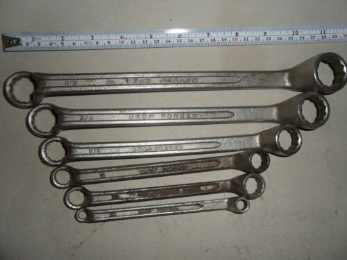 SELECTED SPECIAL STEEL SPANNERS, 6 x GERMANY MAY BE USED FOR PORSCHE TOOL KITS - Afbeelding 1 van 6