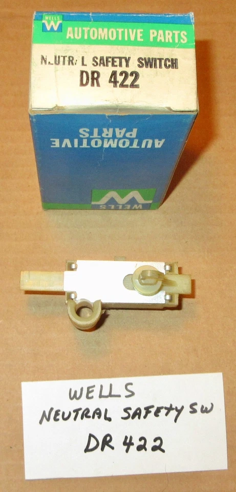 Nuevo interruptor de arranque neutro vintage 1970-1975 Chevrolet Monza, Vega, NORS Foto 2 de 2