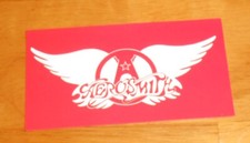 Aerosmith Sticker rectangle 3.5x2 wings 