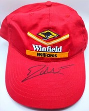 F1, FORMULA 1 Jacques Villeneuve World Champion signed WILLIAMS baseball cap