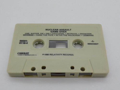 Nuclear Assault Cassettes Good Times, Bad Times (1989) & Game Over (1986) Metal - Picture 20 of 23