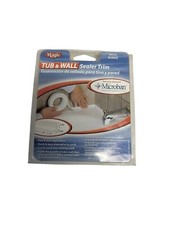 Magic Tub  Wall 5 ft. White Peel  Stick Sealer Trim w Microban 070048133152