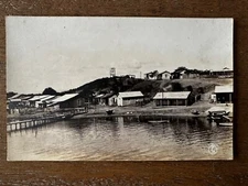 Real Photo Postcard Homes Along the Waterfront North Hill Caimanera Cuba