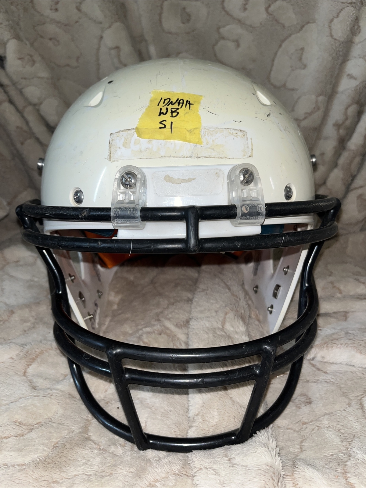 Schutt DNA Hybrid Youth Small Football Helmet White W/ Black Face Mask