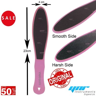 YNR Hard Dead Skin Double Sided Foot File Feet Rasp Callus Remover Pedicure Scrubber