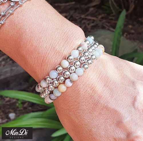 Cheville extensible faite à la main en argent sterling véritable