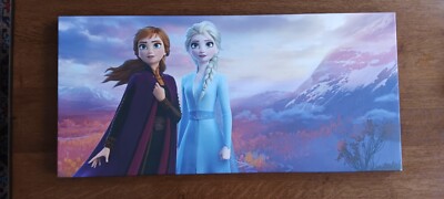 Eiskönigin Anna und Elsa Keilrahmen TOP Zustand 