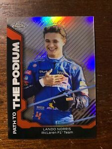 Lando Norris 2021 Topps Chrome F1 Path to the Podium C #PTP-LN McLaren